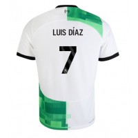 Fotbalové Dres Liverpool Luis Diaz #7 Venkovní 2023-24 Krátký Rukáv